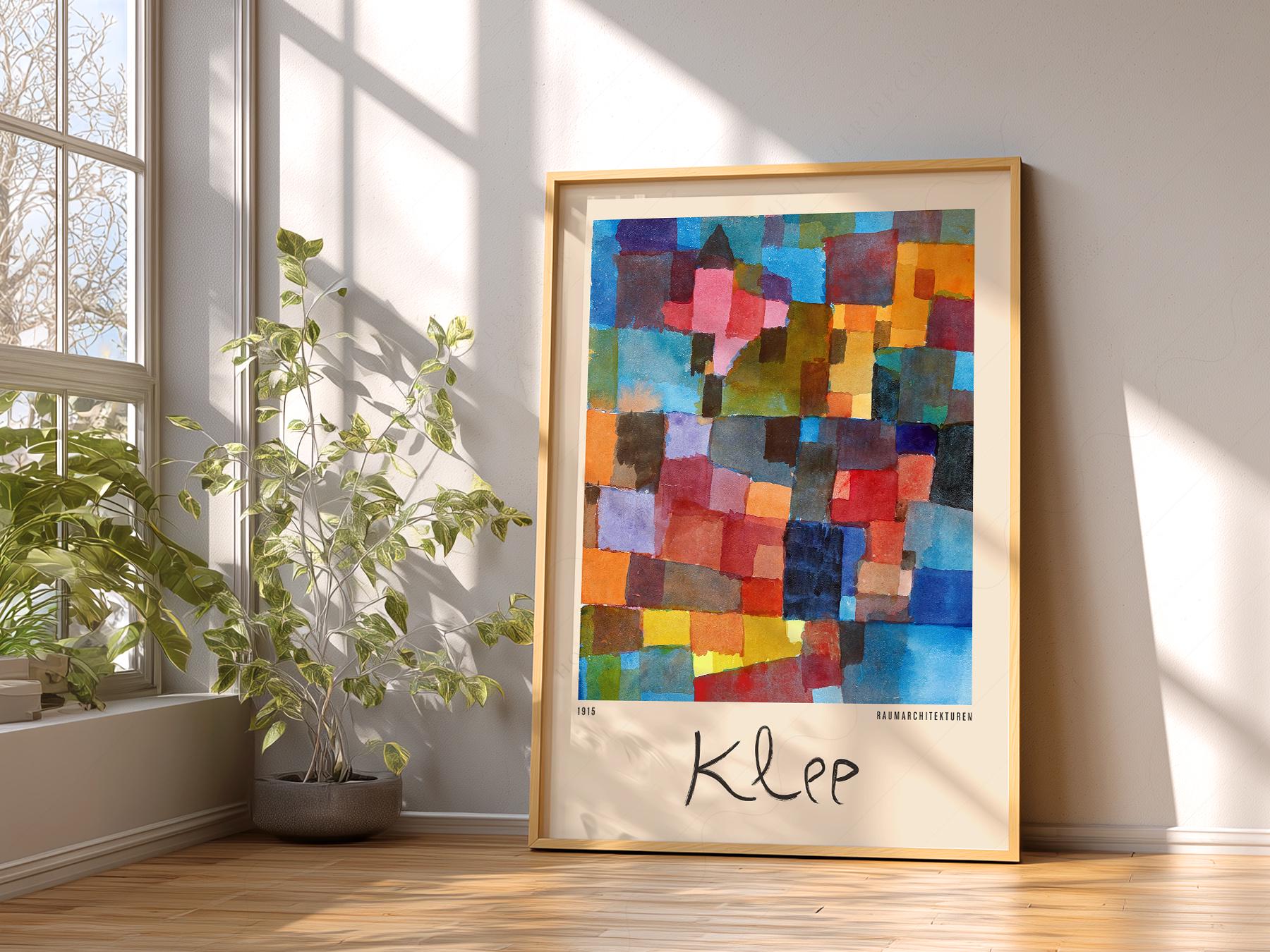 Paul Klee Bauhaus Master Exhibition Poster Abstract Print Gift for