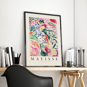 Henri Matisse Print, Matisse Exhibition, Japanese Garden, Floral Art Print, Nature Wall Art, Mid Century Modern image 3