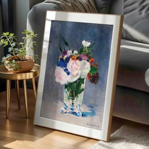 Edouard Manet Floral Print, Impressionism Fine Art image 6