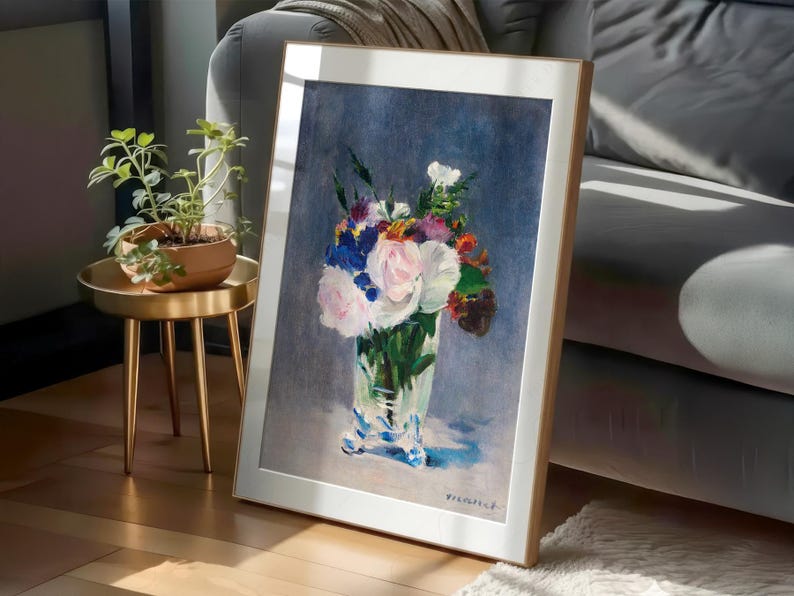 Edouard Manet Floral Print, Impressionism Fine Art image 6