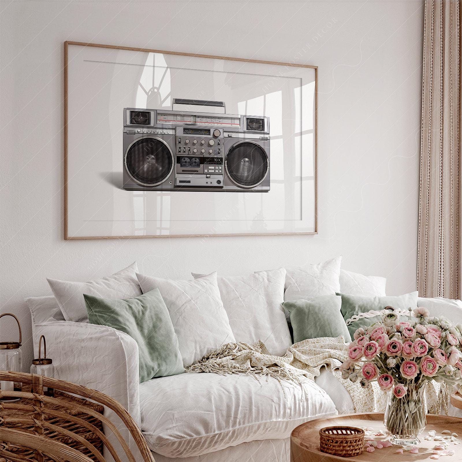 RC M90 Boombox Art Print, 80s Hip Hop Decor - Etsy