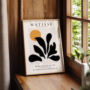 Matisse Wall Art, Neutral Wall Decor, Minimal Poster, One Line Art, 8 image 3