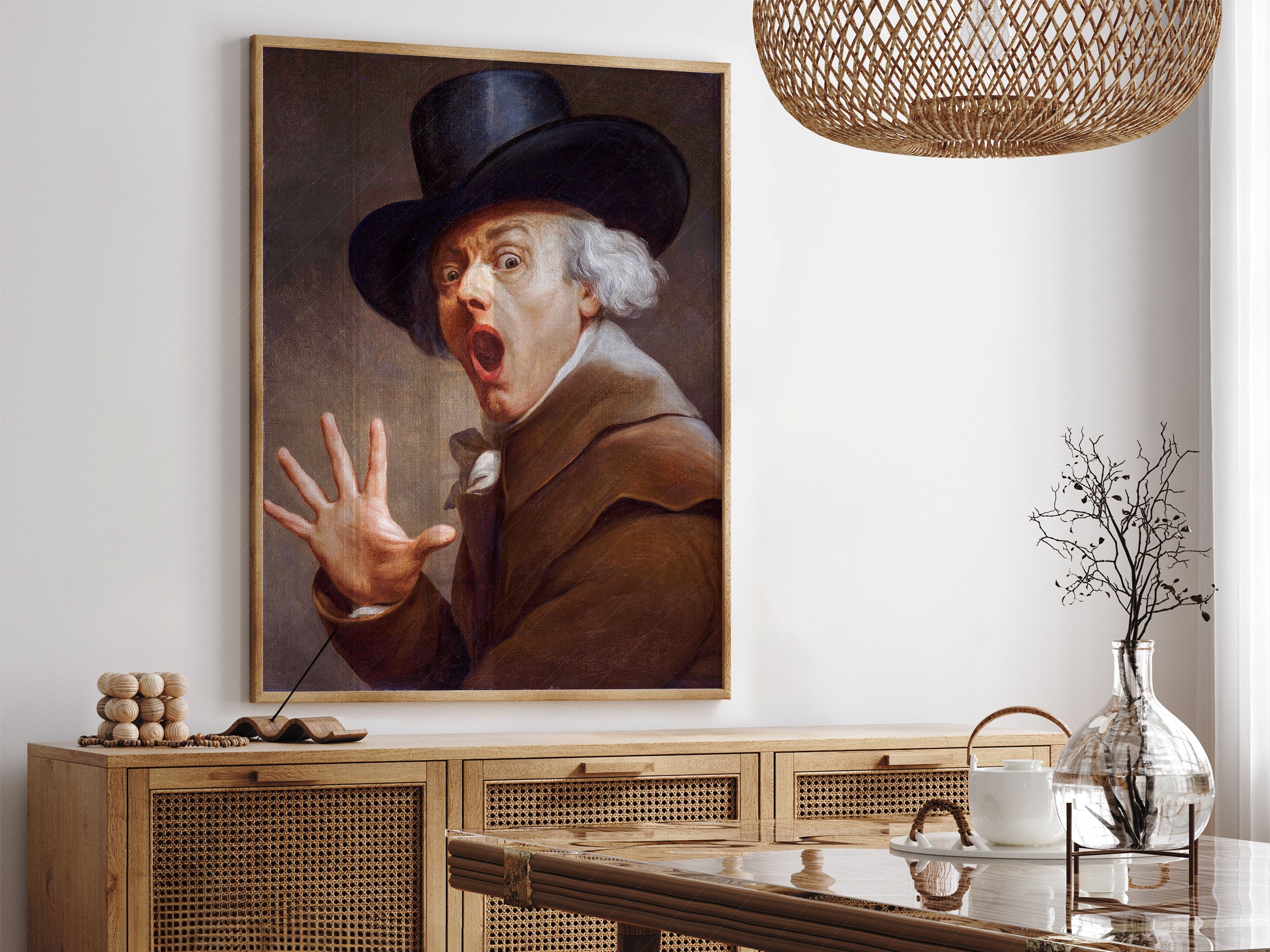 The Surprise Joseph Ducreux 1790 Gift for Friend Cool Print Baroque Art  Comical Expression Humorous Self-portrait Royal Painter Unique Pose - Etsy, image size:2667x2000