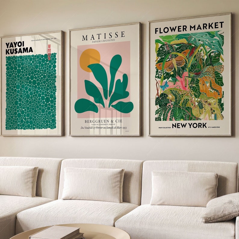 Henri Matisse,Yayoi Kusama, Flower Masrket New York