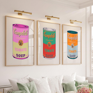 Andy Warhol Campbell's Soup Cans Print Set, Retro Pop Art 10 - Etsy