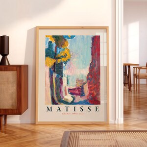 Henri Matisse Arcueil Print, Modern Bold Colors Home Decor image 8