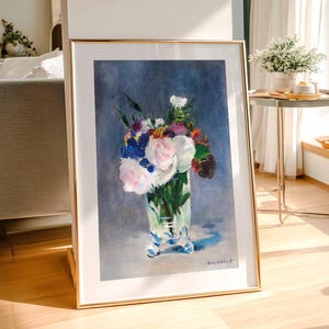 Edouard Manet Floral Print, Impressionism Fine Art image 5