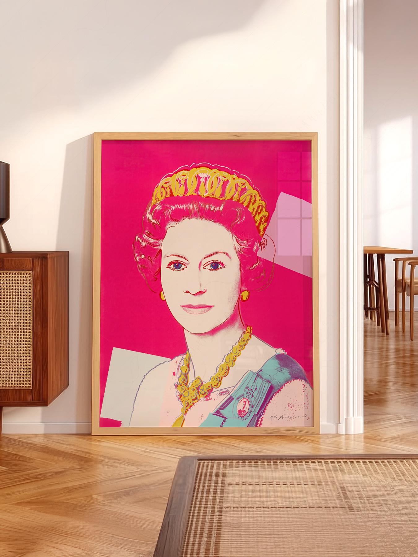 Andy Warhol Poster, Queen Elizabeth II, the Crown, Pop Art 6-1 - Etsy