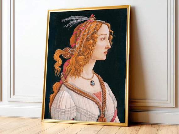 Botticelli art print Renaissance wall art Italian masterpiece Famous artwork poster Classical art poster Wedding gift idea 21 4