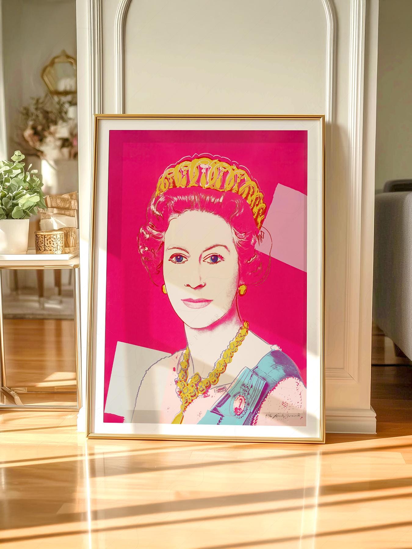 Andy Warhol Poster, Queen Elizabeth II, the Crown, Pop Art 6-1 - Etsy