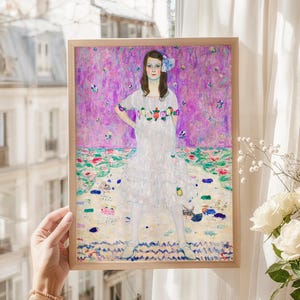 Gustav Klimt Poster: Portrait of Mada Primavesi, Museum Quality Print 3 image 7