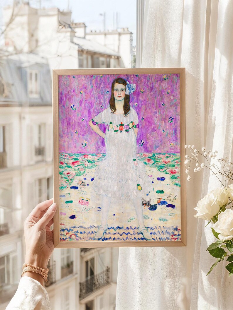 Gustav Klimt Poster: Portrait of Mada Primavesi, Museum Quality Print 3 image 7
