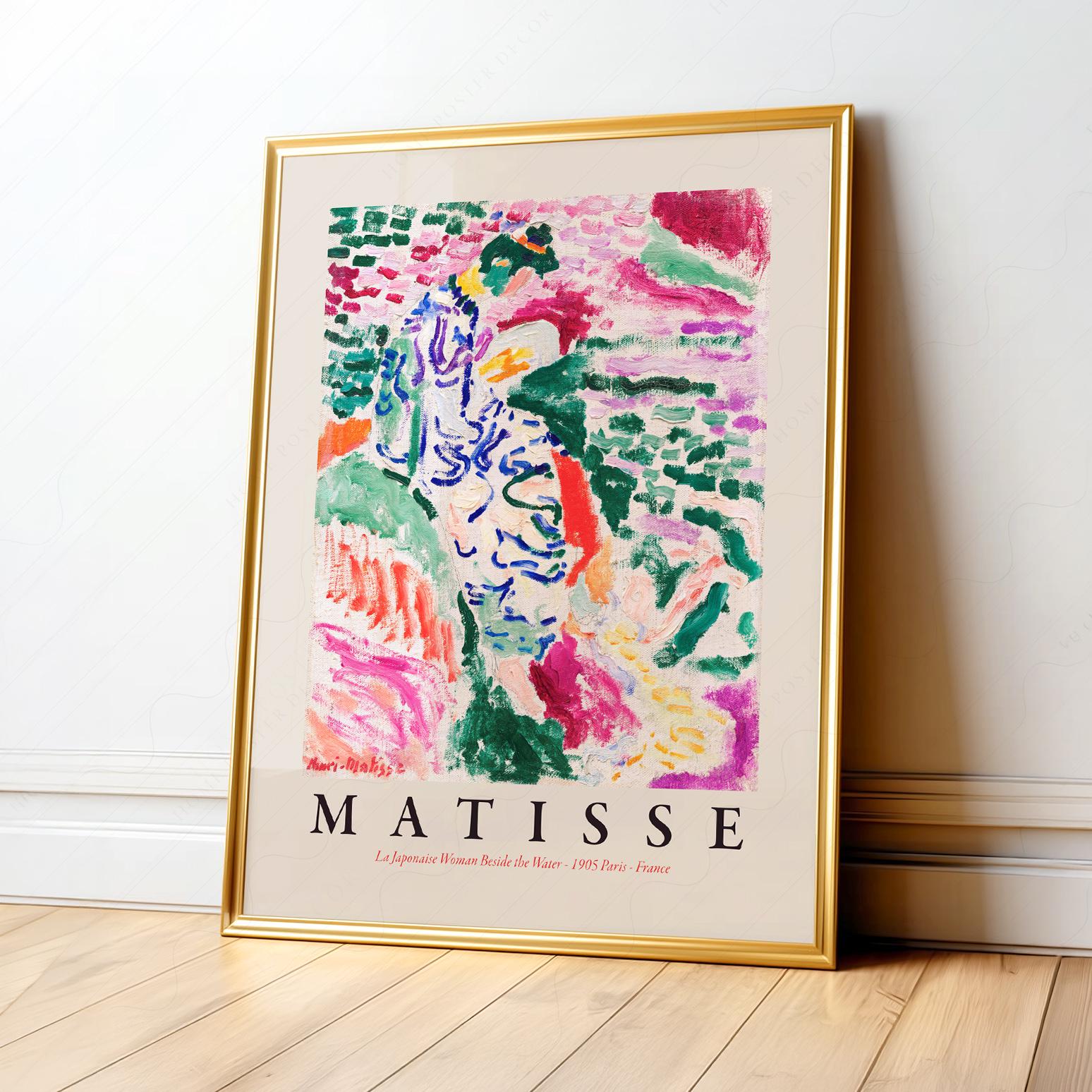 Henri Matisse Print, La Japonaise, Mid Century Modern Art, Fine