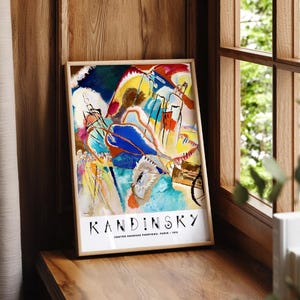 Wassily Kandinsky Print, Exhibition Poster, Museum print, Abstract painting 2 image 2