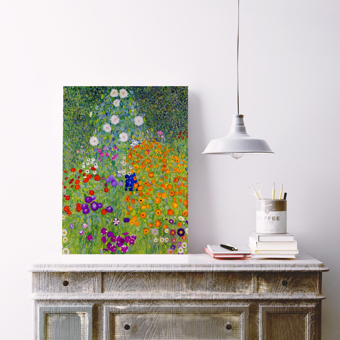 Gustav Klimt Poster Klimt Garden Klimt Flowers Floral Wall | Etsy