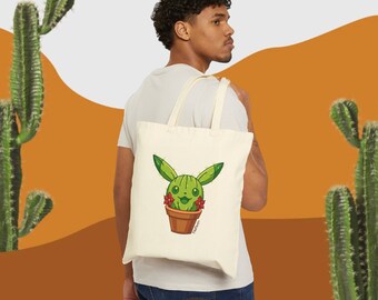 Pika Cactus // Canvas Tote Bag