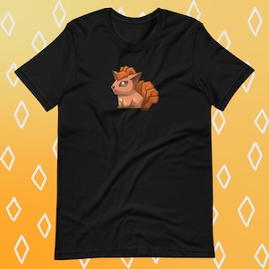 Fire Fox Vul-pix // T-shirt // Matching Couples Gifts for Gamers