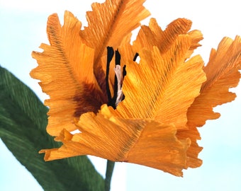 Handmade Crepe Paper Tulips