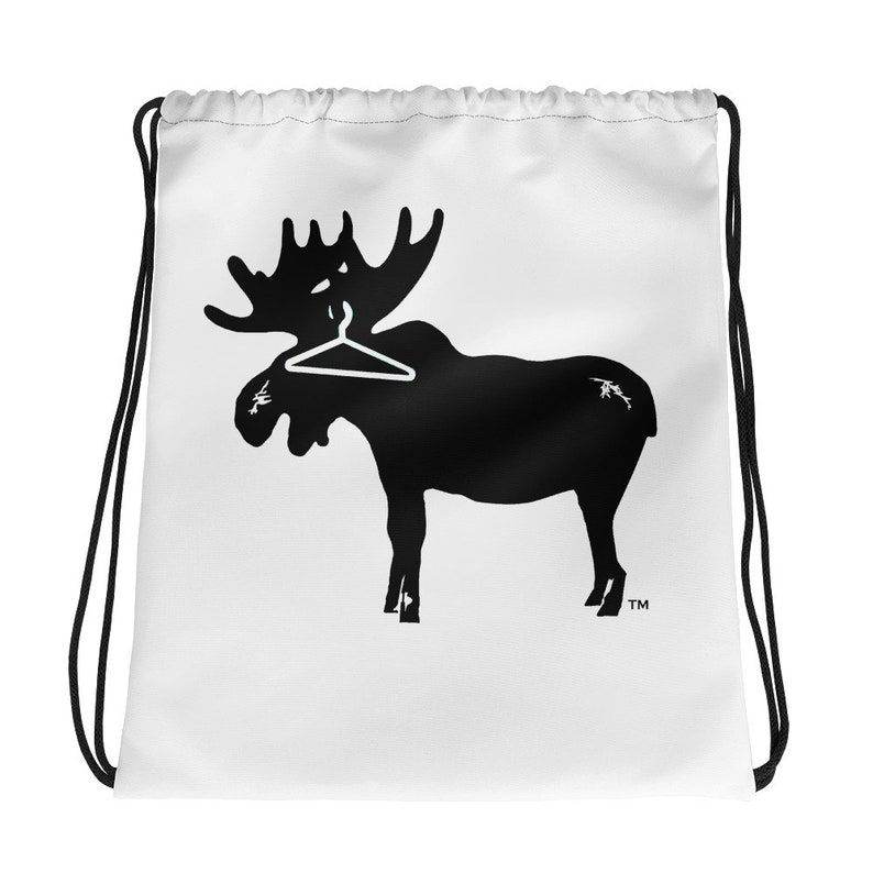 Tidy Moose Drawstring bag