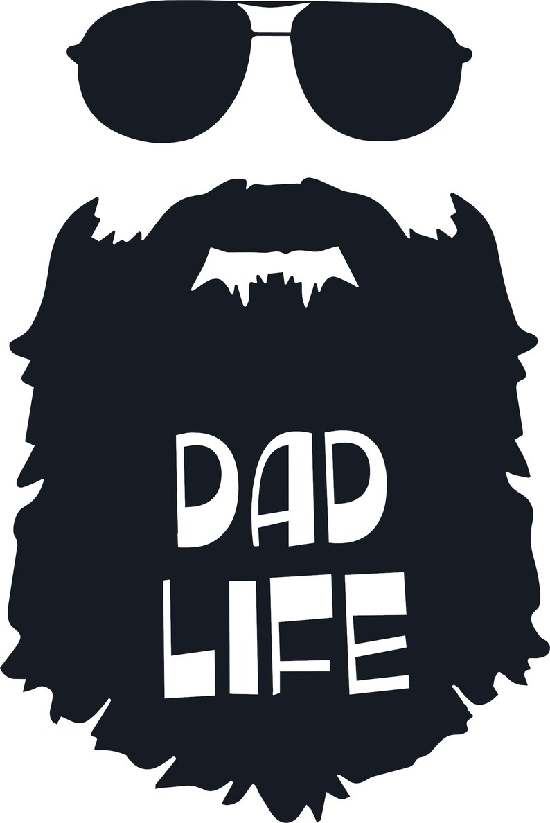 Download Dad life beard decal laptop decal vinyl decal sticker | Etsy