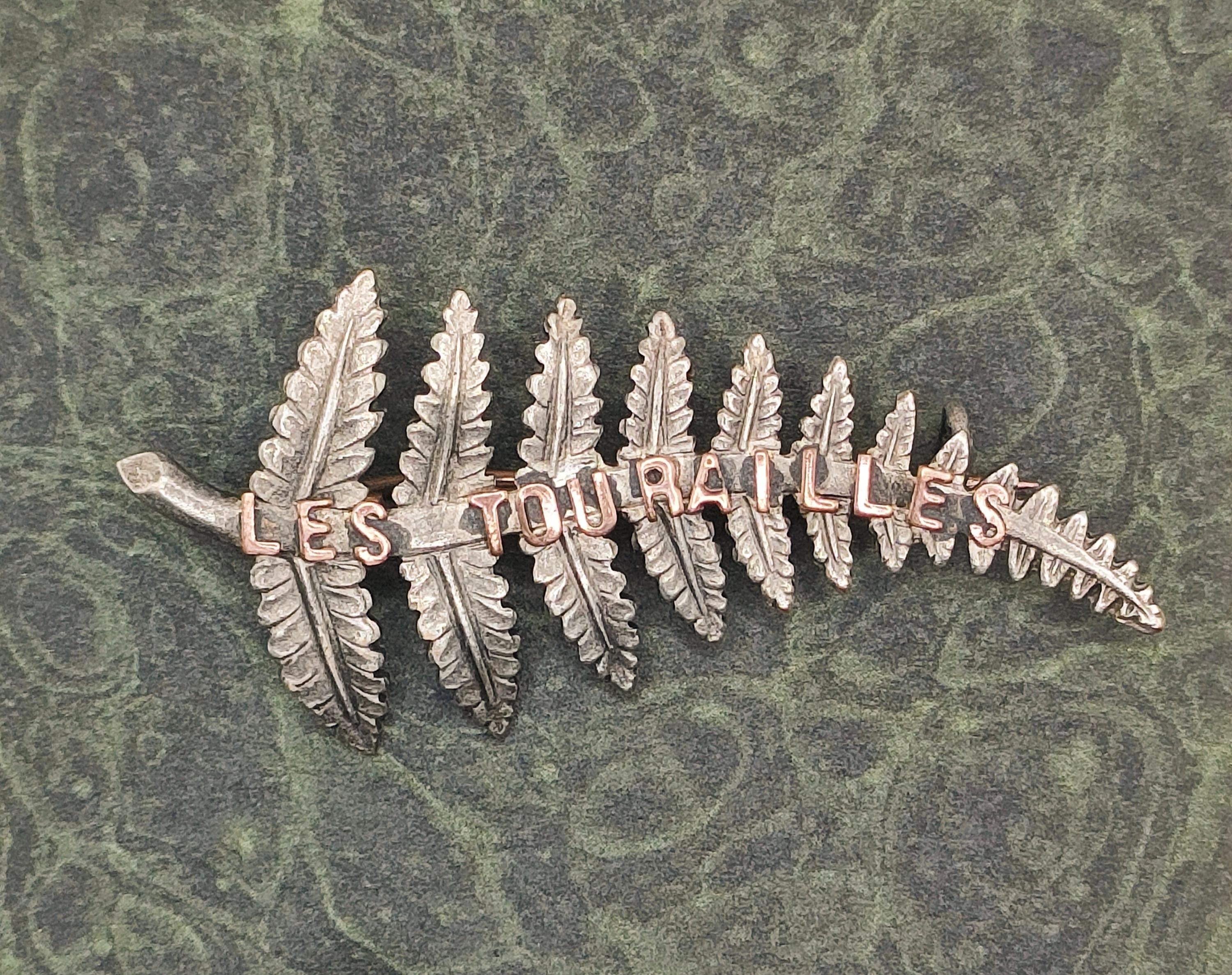 Broche Ancienne En Argent Art Nouveau - Chimère Fantastique - Bijou Vintage De Collection France