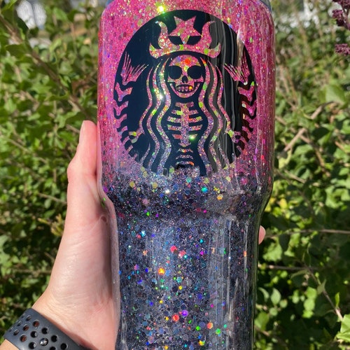 Kitchen & Dining Home & Living Starbucks fabric tumbler food safe Coffee glitter,epoxy