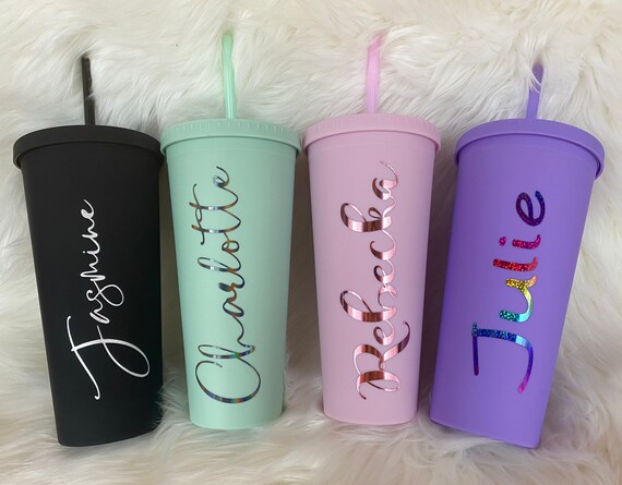 Personalized Insulated Tumbler, Custom Tumbler With Straw, Custom Water  Bottle, Bridal Party Gifts, Bridesmaid Tumblers, Stocking Stuffers 