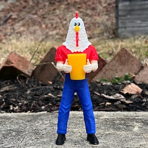Chicken Boy - Miniature Version of American Giant Based on International Fiberglass Design, Roadside America, Los Angeles California
