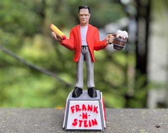 Frank-N-Stein - Miniature Version of Statue Based on Classic Frankenstein Monster Design, Vintage, Roadside America, Gary Indiana