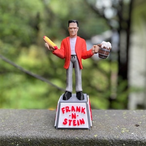 Frank-N-Stein - Miniature Version of Statue Based on Classic Frankenstein Monster Design, Vintage, Roadside America, Gary Indiana