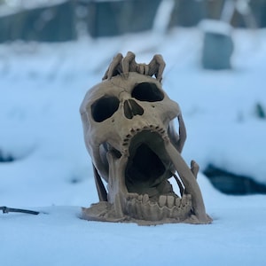 Desert Kiss Dice Tower (Ars Moriendi) - Skull Themed Dice Tower for D&D, Pathfinder, Fate, Savage Worlds, RPGs and Board Games