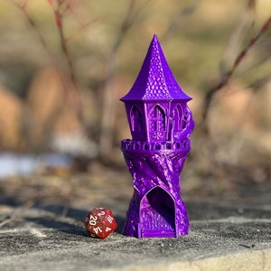 Fae Villa Dice Tower - Fairy Forest Themed Dice Tower for Tabletop RPG & Board Games (Dungeons and Dragons, Call of Cthulhu, Mork Borg)