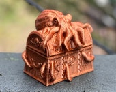 Davy Jones Dice Vault - Pirate Octopus Themed Dice Storage Vault, Perfect for RPGs like D D, 5e, Pathfinder, Cyberpunk, Cthulhu, Mork Borg