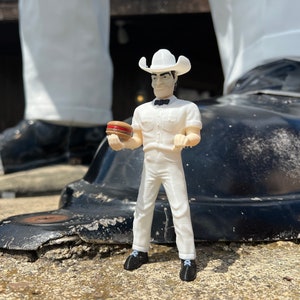 Sam the Hamburger Man - Miniature Version of Muffler Man Based on International Fiberglass Design, Vintage, Roadside America, Kittanning PA