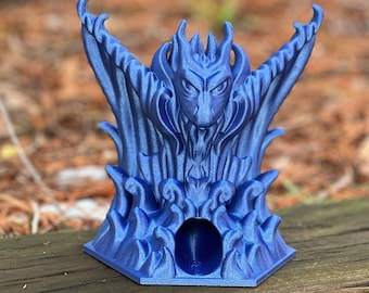Water Elemental Dice Tower - Elemental Themed Dice Tower for Tabletop RPG & Board Games (Dungeons and Dragons, Call of Cthulhu, Mork Borg)