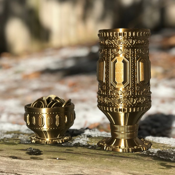 Treasure Mythic Mug Can Holder - Treasure Themed "Beer Stein" Can Holder by Ars Moriendi (D&D, 5e, Pathfinder, RPG, Dice)