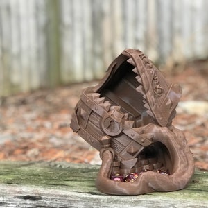 Mimic Dice Tower (Ars Moriendi) - Mimic Themed Dice Tower for D&D, Pathfinder, Fate, Savage Worlds, RPGs and Board Games
