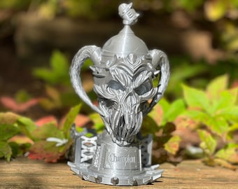 Skull Trophy Dice Tower - Dice Tower for Tabletop Minis, RPG & Board Games Like Dungeons and Dragons, Blood Bowl, Mork Borg, Warhammer