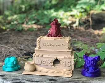 Wizards Spell Books Dice Tower (Ars Moriendi) - Spell Book Themed Dice Tower for D&D, Pathfinder, Fate, Savage Worlds, RPGs and Board Games