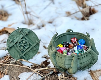 Steampunk Tentacle Dice Box - Mechanical Dice Box for Tabletop RPG & Board Games (Dungeons and Dragons, Call of Cthulhu, Mork Borg)