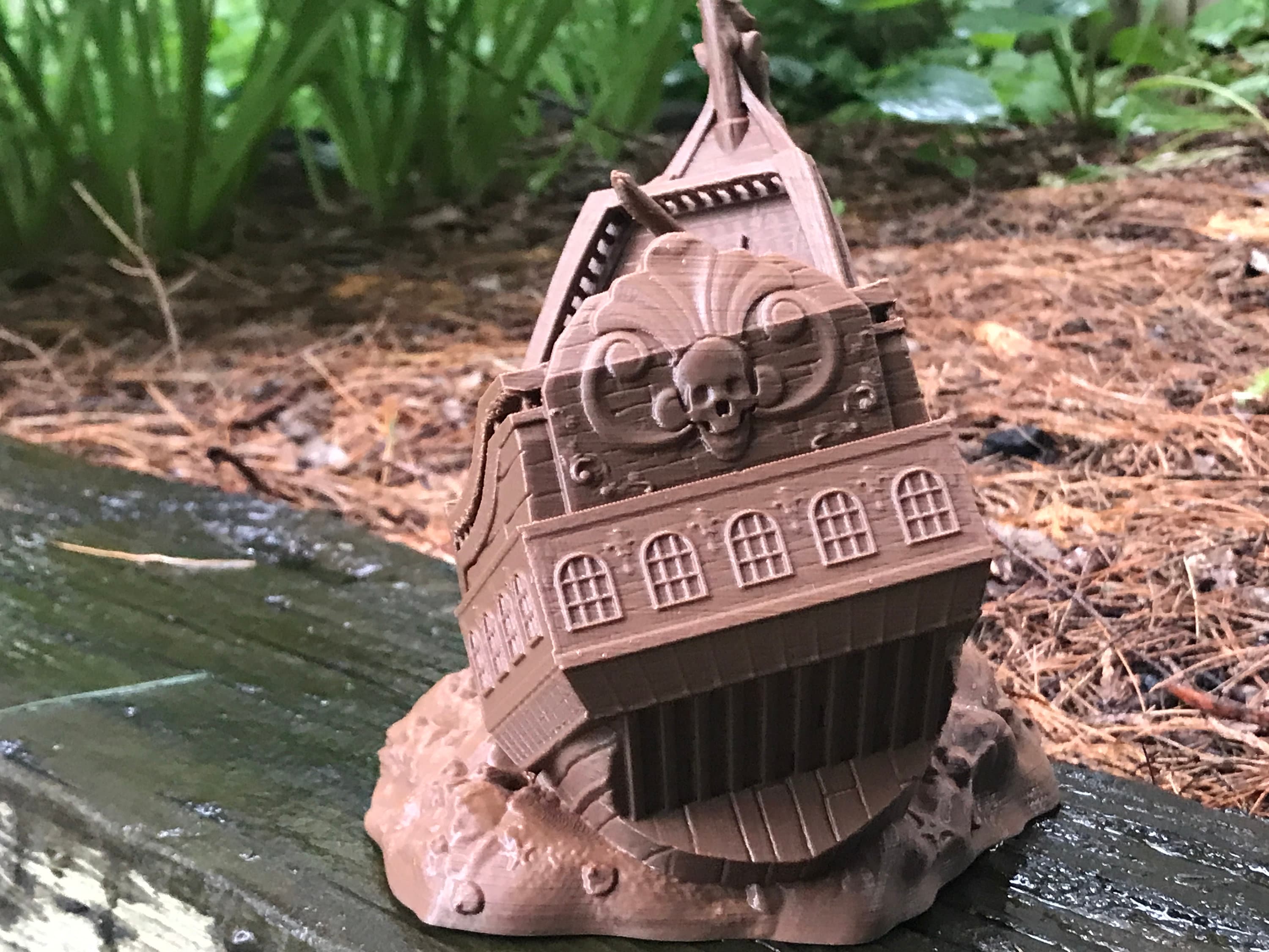 Pirate Ship Dice Tower Dice Tower for Tabletop RPG and Board Etsy UK