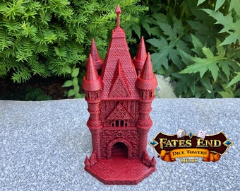 Cleric Dice Tower (Fates End) - Cleric Class Themed Dice Tower for D&D, Pathfinder, Fate, Savage Worlds, RPGs and Board Games