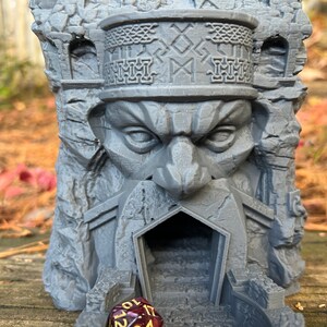 Dwarf Bastion Dice Tower Dice Tower for Tabletop Minis, RPG & Board Games Like Dungeons and Dragons, Warhammer, Call of Cthulhu, Mork Borg image 5