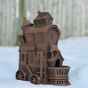 Merchant Dice Tower (Fates End) - Merchant Themed Dice Tower for D&D, Pathfinder, Fate, Savage Worlds, RPGs and Board Games