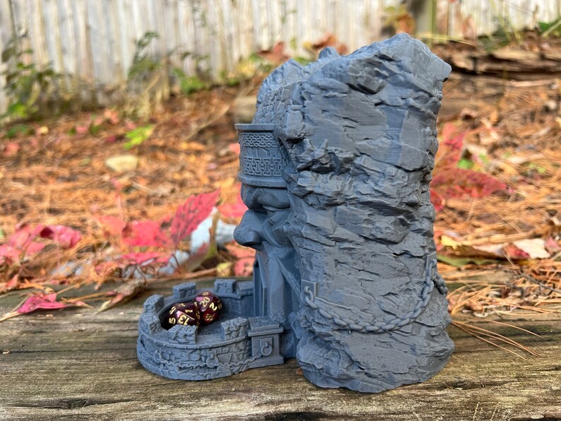 Dwarf Bastion Dice Tower Dice Tower for Tabletop Minis, RPG & Board Games Like Dungeons and Dragons, Warhammer, Call of Cthulhu, Mork Borg image 2