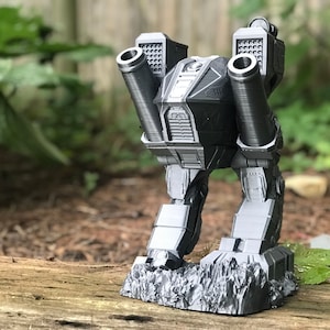 Battle Mech Dice Tower - Mech Themed Dice Tower for Tabletop Games Like BattleTech, Mech Warrior, Dungeons and Dragons, Mork Borg