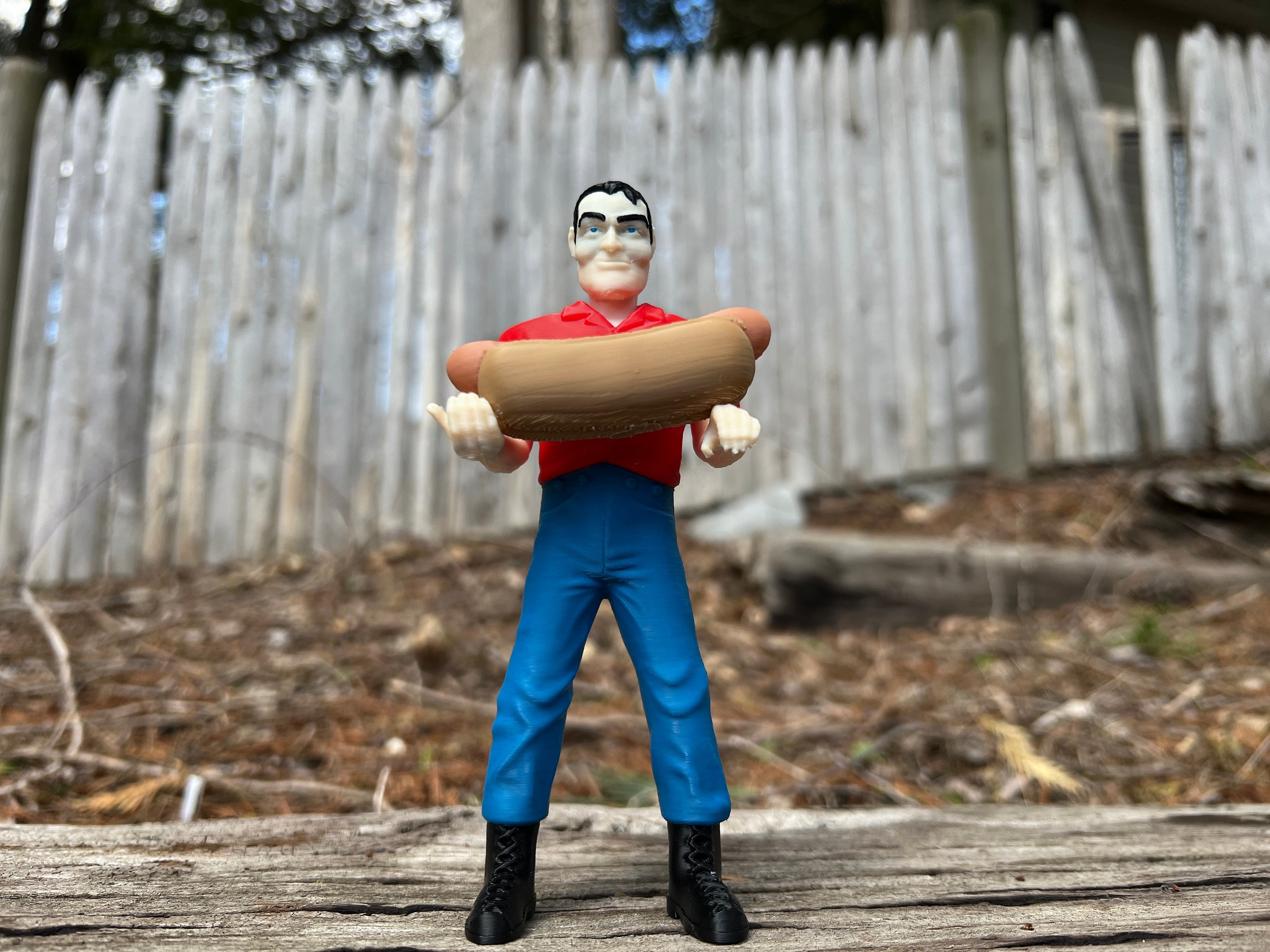 50’S★ホーボー★デカンタ★ビンテージ★置物★人形★USA★ルンペン★浮浪者 Hot Dog Muffler Man - Miniature Version of American Giant Based on