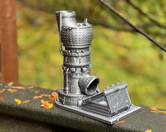 Industrial Factory Dice Tower - Dice Tower for Tabletop Minis RPG/Board Games Like Dungeons & Dragons, Warhammer, Call of Cthulhu, Mork Borg
