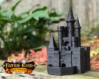Vampire Dice Tower (Fates End) - Vampire Monster Themed Dice Tower for D&D, Pathfinder, Fate, Savage Worlds, RPGs and Board Games