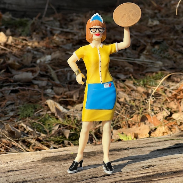 Lumi the Pie Lady - Miniatur Version eines amerikanischen Riesen basierend auf International Fiberglass Design, Roadside America, Route 66, Atlanta